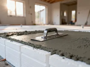 Zbliżenie na nowoczesną powierzchnię meblową z realistycznym usłojeniem drewna wykończoną folią finish.