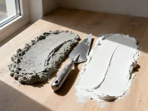 Zrolowana wełna mineralna na poddaszu z miarką wskazującą grubość warstwy izolacyjnej.