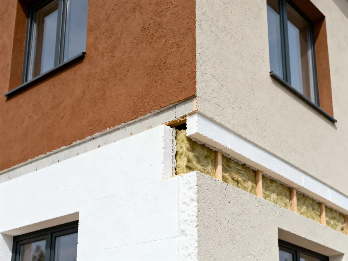 Porównanie tynku akrylowego na styropianie i mineralnego na wełnie mineralnej