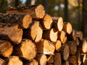 Porównanie faktur płyty OSB z widocznymi wiórami oraz gładkiej, jednolitej płyty MFP na drewnianym blacie.