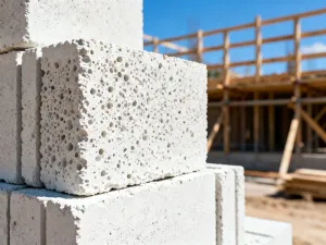 Zrolowana wełna mineralna na poddaszu z miarką wskazującą grubość warstwy izolacyjnej.